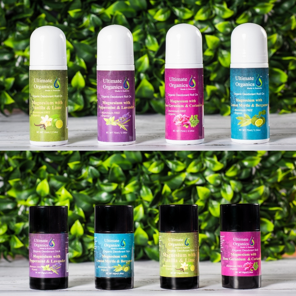 Organic Deodorants w Magnesium