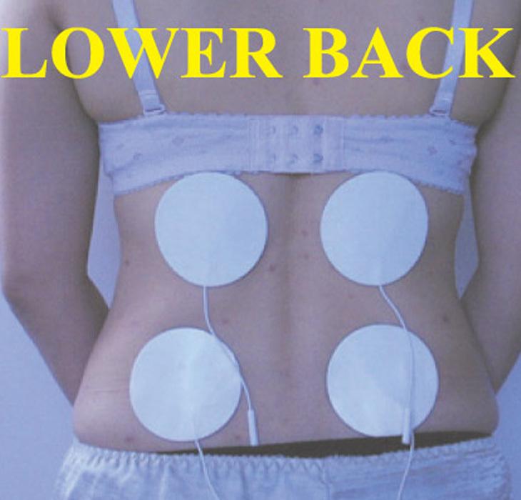 Electrode Pads Round on Lower Back